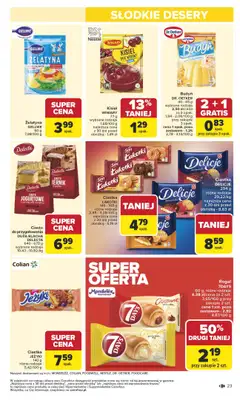 Carrefour Market - gazetka promocyjna Gazetka Carrefour Market od poniedziałku od poniedziałku 13.10 do soboty 18.10 - strona 23