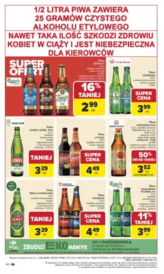Carrefour Market - gazetka promocyjna Gazetka Carrefour Market od poniedziałku od poniedziałku 13.10 do soboty 18.10 - strona 40