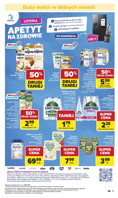 Carrefour Market - gazetka promocyjna Gazetka Carrefour Market od poniedziałku od poniedziałku 13.10 do soboty 18.10 - strona 15