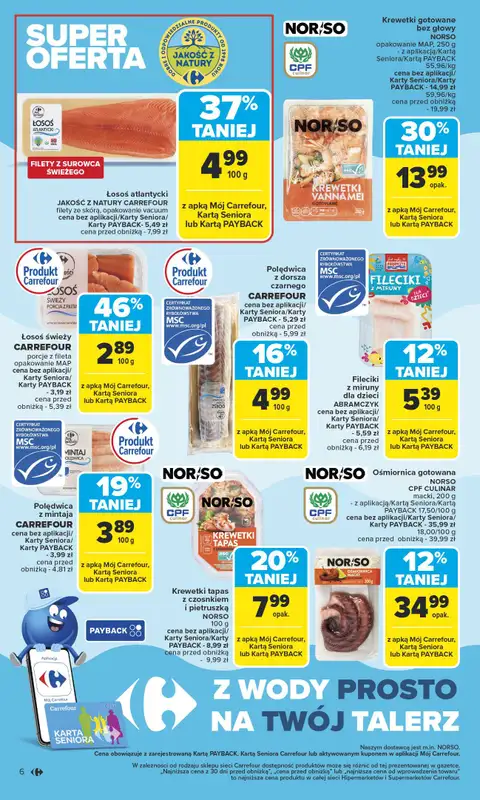Carrefour Market - gazetka promocyjna Gazetka Carrefour Market od poniedziałku od poniedziałku 13.10 do soboty 18.10 - strona 6