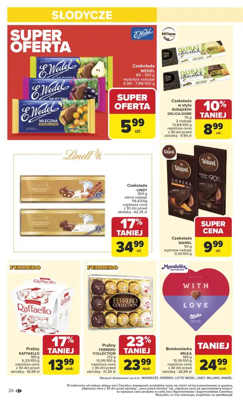 Carrefour Market - gazetka promocyjna Gazetka Carrefour Market od poniedziałku od poniedziałku 13.10 do soboty 18.10 - strona 26