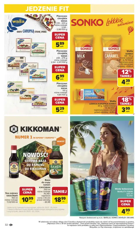 Carrefour Market - gazetka promocyjna Gazetka Carrefour Market od poniedziałku od poniedziałku 13.10 do soboty 18.10 - strona 32