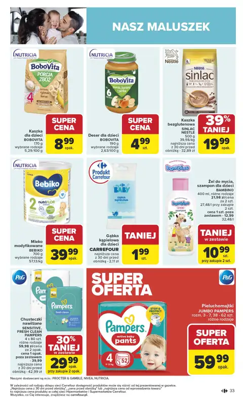 Carrefour Market - gazetka promocyjna Gazetka Carrefour Market od poniedziałku od poniedziałku 13.10 do soboty 18.10 - strona 33
