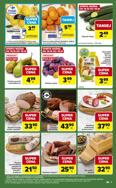 Carrefour Express - gazetka promocyjna Gazetka Express od wtorku 14.10 do poniedziałku 20.10 - strona 5