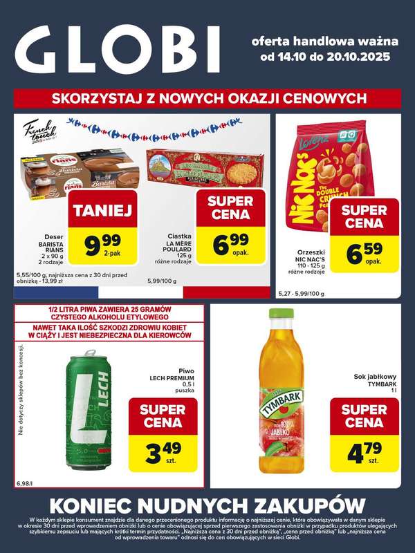 Globi - gazetka promocyjna Gazetka Globi od wtorku 14.10 do poniedziałku 20.10 - strona 2