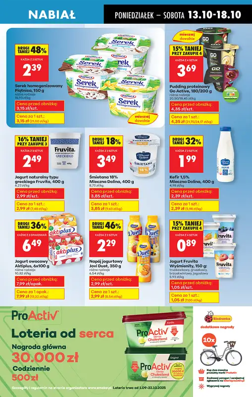 Biedronka - gazetka promocyjna Od poniedziałku od poniedziałku 13.10 do niedzieli 19.10 - strona 39