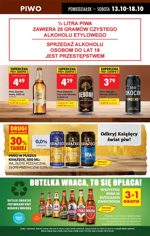Biedronka - gazetka promocyjna Od poniedziałku od poniedziałku 13.10 do niedzieli 19.10 - strona 63