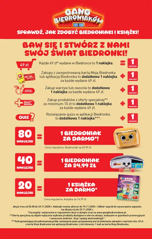 Biedronka - gazetka promocyjna Od poniedziałku od poniedziałku 13.10 do niedzieli 19.10 - strona 49