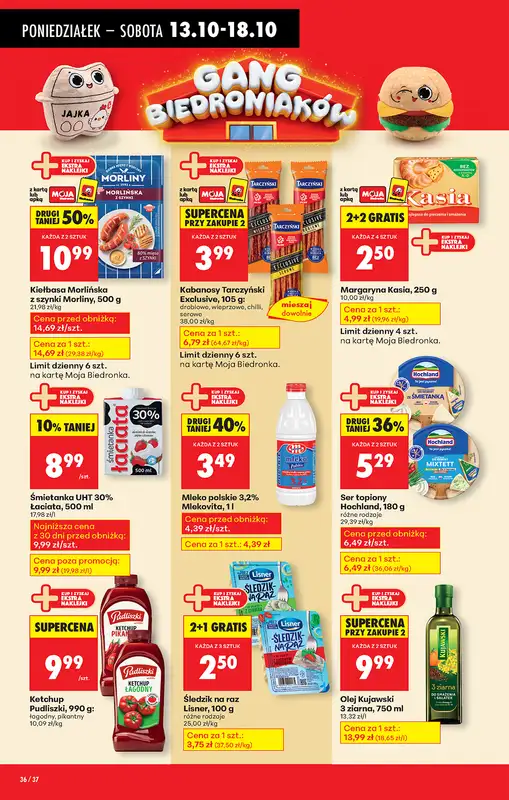 Biedronka - gazetka promocyjna Od poniedziałku od poniedziałku 13.10 do niedzieli 19.10 - strona 42