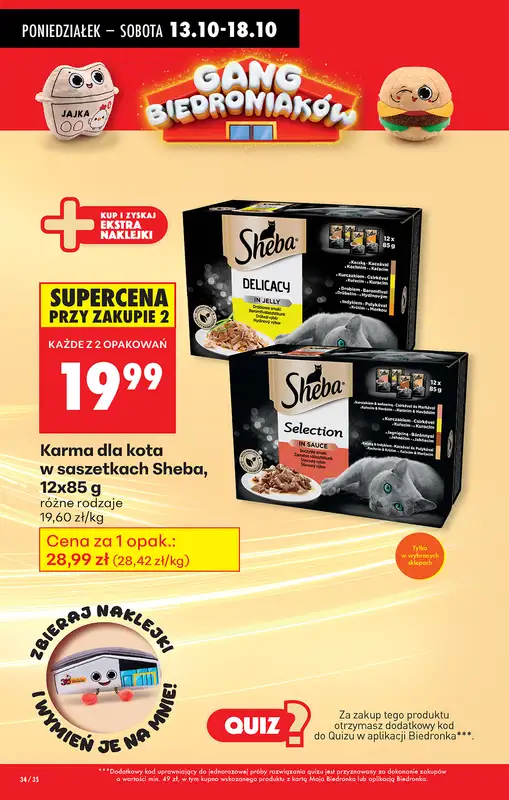 Biedronka - gazetka promocyjna Od poniedziałku od poniedziałku 13.10 do niedzieli 19.10 - strona 40