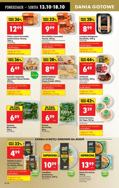 Biedronka - gazetka promocyjna Od poniedziałku od poniedziałku 13.10 do niedzieli 19.10 - strona 52