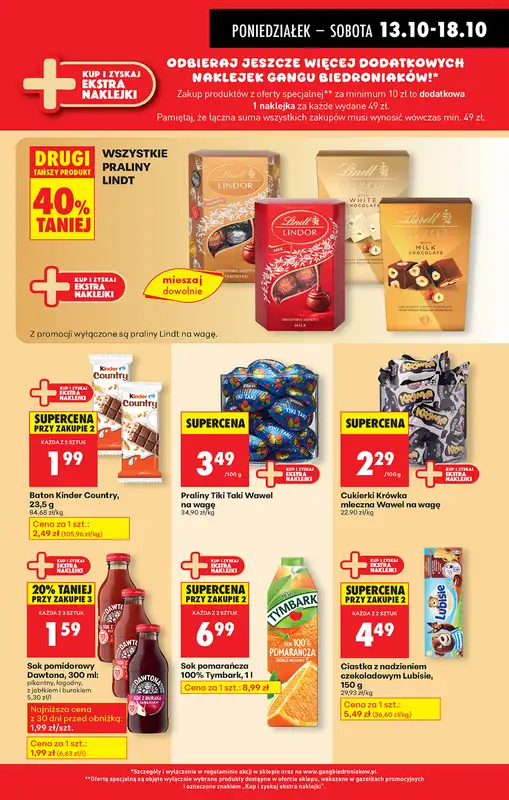 Biedronka - gazetka promocyjna Od poniedziałku, Z ladą tradycyjną od poniedziałku 13.10 do niedzieli 19.10 - strona 41