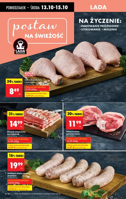 Biedronka - gazetka promocyjna Od poniedziałku, Z ladą tradycyjną od poniedziałku 13.10 do niedzieli 19.10 - strona 28