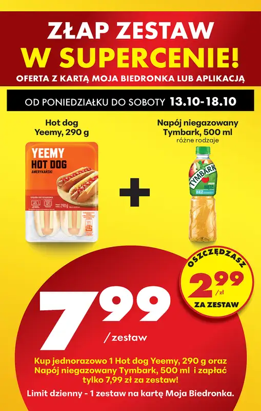 Biedronka - gazetka promocyjna Od poniedziałku, Z ladą tradycyjną od poniedziałku 13.10 do niedzieli 19.10 - strona 89