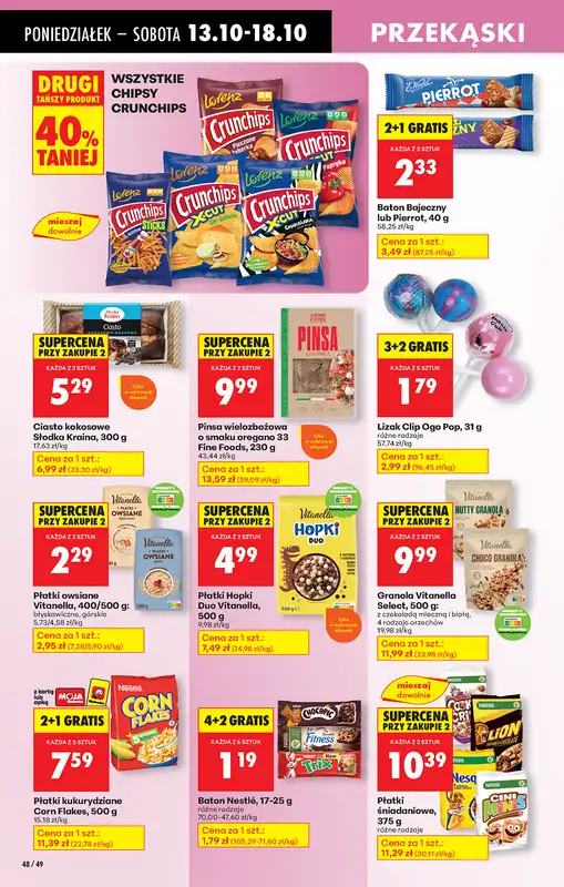 Biedronka - gazetka promocyjna Od poniedziałku, Z ladą tradycyjną od poniedziałku 13.10 do niedzieli 19.10 - strona 58