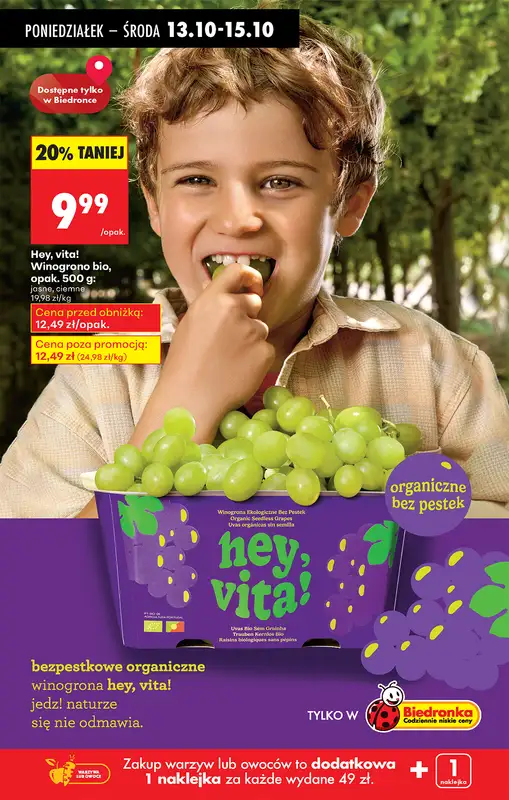 Biedronka - gazetka promocyjna Od poniedziałku, Z ladą tradycyjną od poniedziałku 13.10 do niedzieli 19.10 - strona 85