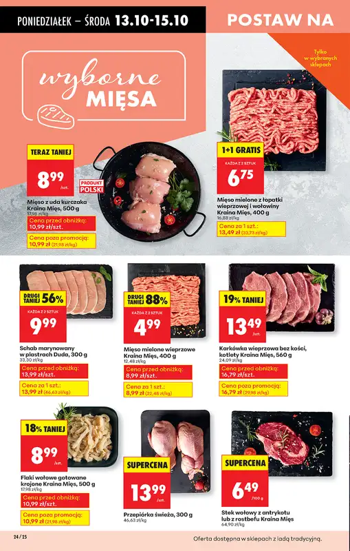 Biedronka - gazetka promocyjna Od poniedziałku, Z ladą tradycyjną od poniedziałku 13.10 do niedzieli 19.10 - strona 30