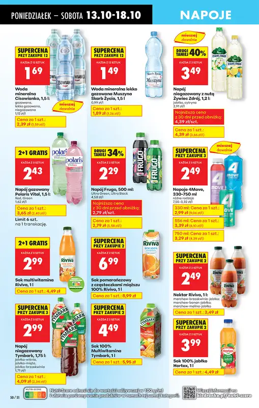 Biedronka - gazetka promocyjna Od poniedziałku, Z ladą tradycyjną od poniedziałku 13.10 do niedzieli 19.10 - strona 60