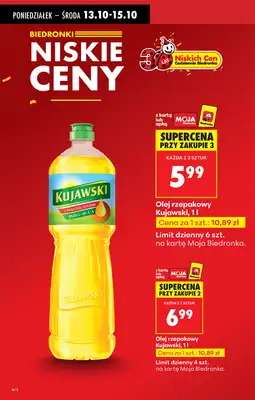 Biedronka - gazetka promocyjna Od poniedziałku, Z ladą tradycyjną od poniedziałku 13.10 do niedzieli 19.10 - strona 6