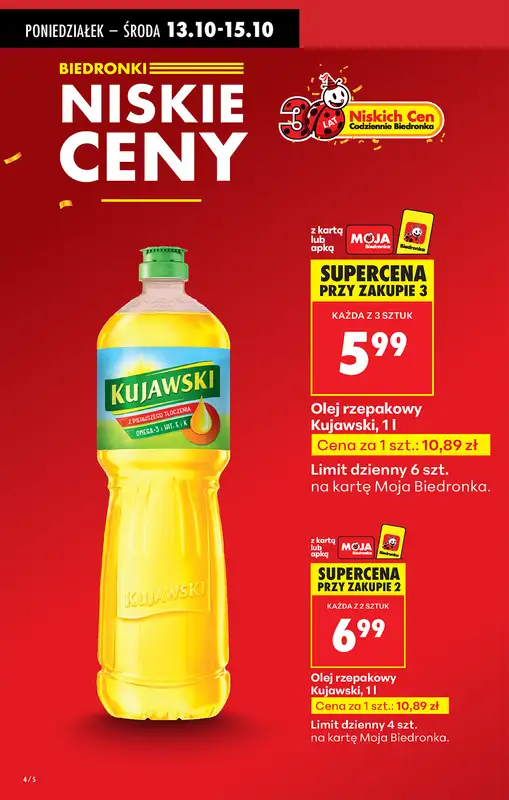 Biedronka - gazetka promocyjna Od poniedziałku, Z ladą tradycyjną od poniedziałku 13.10 do niedzieli 19.10 - strona 6