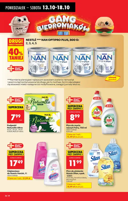 Biedronka - gazetka promocyjna Od poniedziałku, Z ladą tradycyjną od poniedziałku 13.10 do niedzieli 19.10 - strona 44