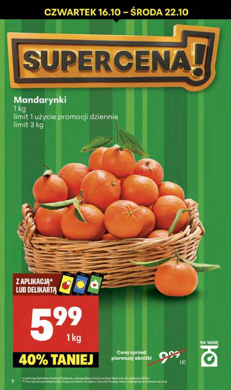 Delikatesy Centrum - gazetka promocyjna Gazetka  do środy 22.10 - strona 7