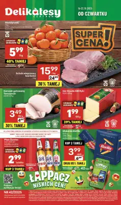Delikatesy Centrum - gazetka promocyjna Gazetka  do środy 22.10