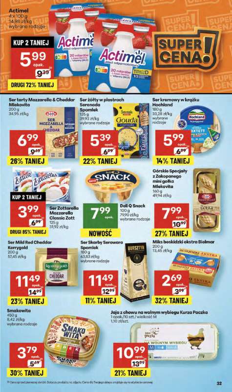 Delikatesy Centrum - gazetka promocyjna Gazetka  do środy 22.10 - strona 32