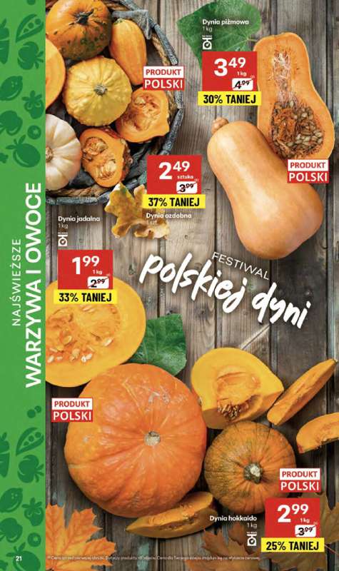 Delikatesy Centrum - gazetka promocyjna Gazetka  do środy 22.10 - strona 21