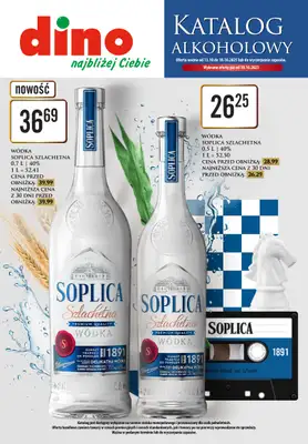 Dino - gazetka promocyjna Katalog alkoholowy od poniedziałku 13.10 do soboty 18.10