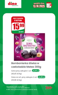 Dino - gazetka promocyjna Specjalna oferta na 13.10.2025 - promocje spoza gazetki od poniedziałku 13.10 do poniedziałku 13.10 - strona 8