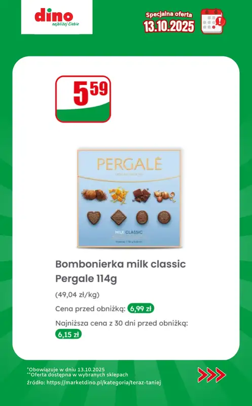 Dino - gazetka promocyjna Specjalna oferta na 13.10.2025 - promocje spoza gazetki od poniedziałku 13.10 do poniedziałku 13.10 - strona 3