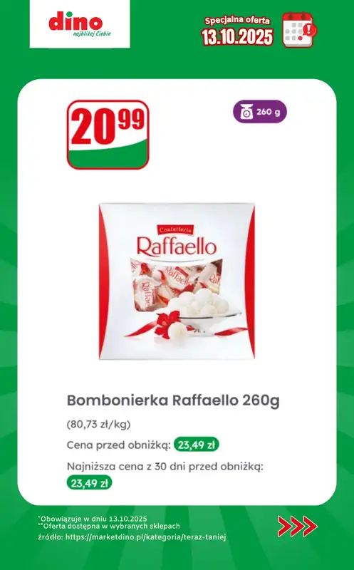 Dino - gazetka promocyjna Specjalna oferta na 13.10.2025 - promocje spoza gazetki od poniedziałku 13.10 do poniedziałku 13.10 - strona 4