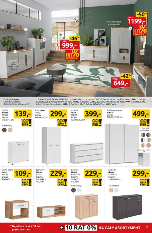 Black Red White - gazetka promocyjna Jesienne RABATOBRANIE do -50% od poniedziałku 13.10 do środy 29.10 - strona 7