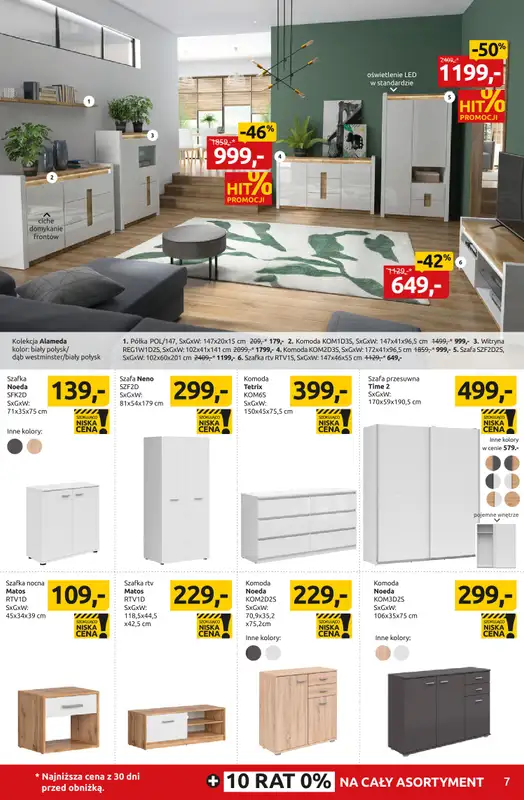 Black Red White - gazetka promocyjna Jesienne RABATOBRANIE do -50% od poniedziałku 13.10 do środy 29.10 - strona 7