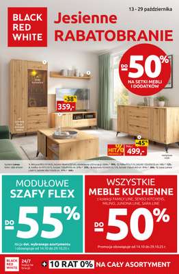 Black Red White - gazetka promocyjna Jesienne RABATOBRANIE do -50% od poniedziałku 13.10 do środy 29.10 Black Red White - gazetka promocyjna Jesienne RABATOBRANIE do -50% od poniedziałku 13.10 do środy 29.10