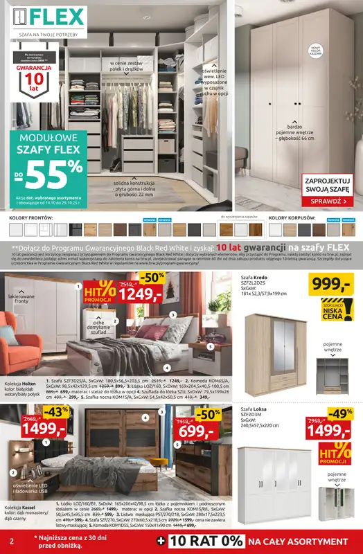 Black Red White - gazetka promocyjna Jesienne RABATOBRANIE do -50% od poniedziałku 13.10 do środy 29.10 - strona 2