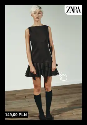 Zara - gazetka promocyjna Jesienne sukienki – poznaj trendy sezonu od poniedziałku 13.10  - strona 4
