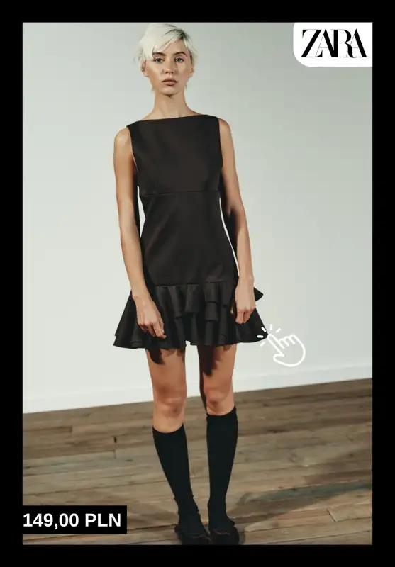 Zara - gazetka promocyjna Jesienne sukienki – poznaj trendy sezonu od poniedziałku 13.10  - strona 4
