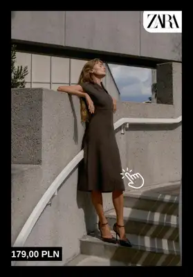 Zara - gazetka promocyjna Jesienne sukienki – poznaj trendy sezonu od poniedziałku 13.10  - strona 9
