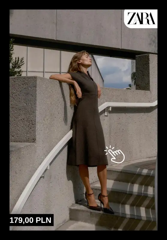 Zara - gazetka promocyjna Jesienne sukienki – poznaj trendy sezonu od poniedziałku 13.10  - strona 9