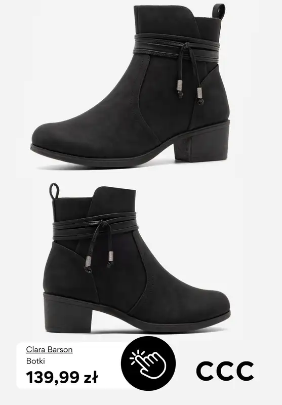 CCC - gazetka promocyjna Do -30% przy zakupie min. 2 produktów od poniedziałku 13.10  - strona 9