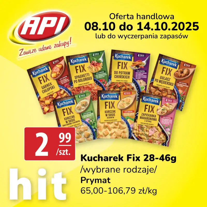 API Market - gazetka promocyjna Plakaty promocyjne od poniedziałku 13.10 do wtorku 14.10
