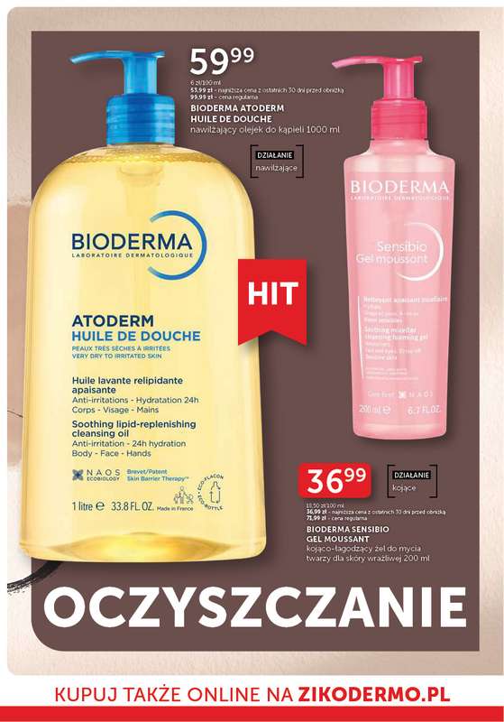 Ziko Dermo - gazetka promocyjna Przebudzenie skóry od czwartku 16.10 do środy 29.10 - strona 6 Ziko Dermo - gazetka promocyjna Przebudzenie skóry od czwartku 16.10 do środy 29.10 - strona 6