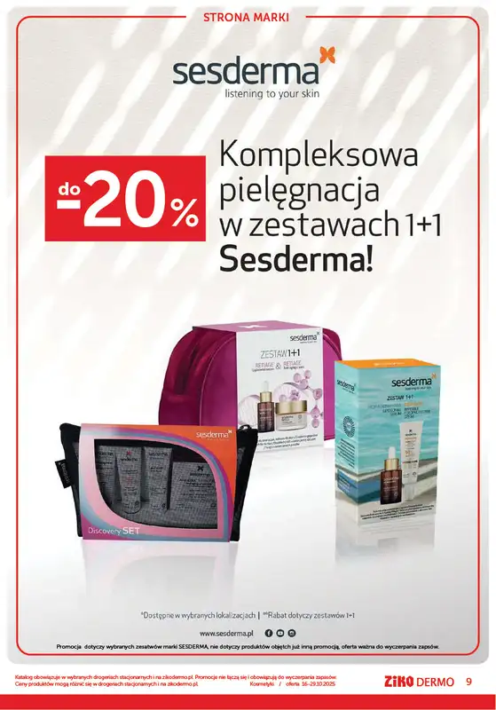 Ziko Dermo - gazetka promocyjna Przebudzenie skóry od czwartku 16.10 do środy 29.10 - strona 9