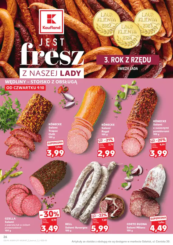 Kaufland - gazetka promocyjna Oferta Kaufland od czwartku 09.10 do środy 15.10 - strona 26