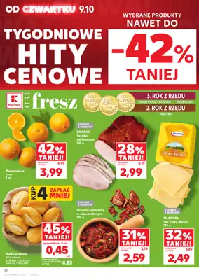 Kaufland - gazetka promocyjna Oferta Kaufland od czwartku 09.10 do środy 15.10 - strona 12