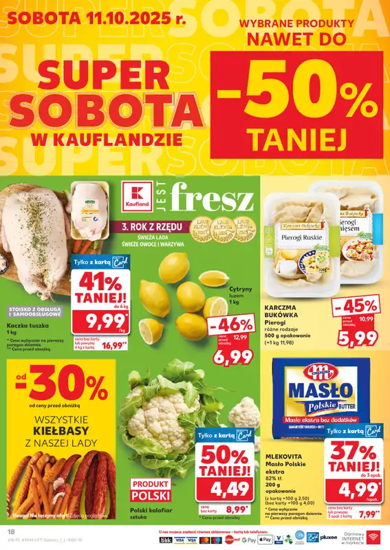 Kaufland - gazetka promocyjna Oferta Kaufland od czwartku 09.10 do środy 15.10 - strona 18