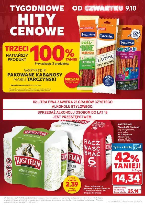 Kaufland - gazetka promocyjna Oferta Kaufland od czwartku 09.10 do środy 15.10 - strona 3