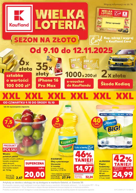 Kaufland - gazetka promocyjna Oferta Kaufland od czwartku 09.10 do środy 15.10